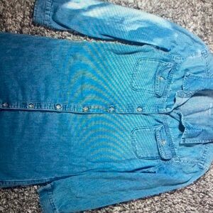 Kids Gap Denim Button UP shirt dress